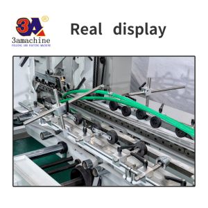 Automatic Continuous Paper Feeding Fold Box Glue Carton Folder Gluer Machine