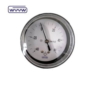 China bellows axial connection -40-60cmH2O 63mm capsule medical equipment cmh2o manometer on sale