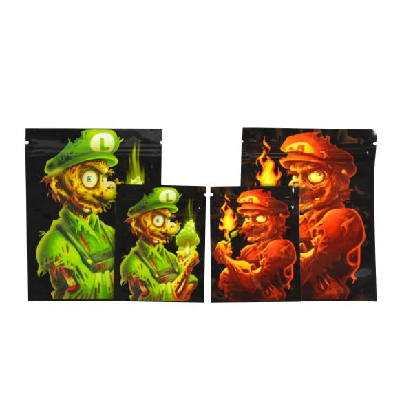 Smell Proof Hemp Flower CBD Edibles Cookies Child Resistant CR Exit Mylar Pouch Bag