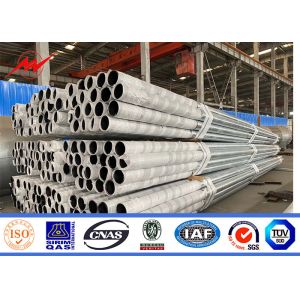 China Commercial Galvanized Steel Pole 12m 500DAN 1000DAN 1600DAN ASTM A123 on sale