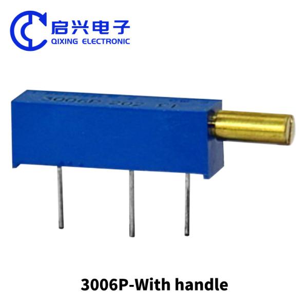 Buy Metal Glass 7mm Trimmer Potentiometers 10k 3006P Multi Turn Adjustable Precision at wholesale prices