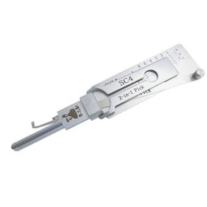 Lishi Sc4 Lock Pick For Schl Stainless Steel Tools Lock Picking Lishi 2 In1