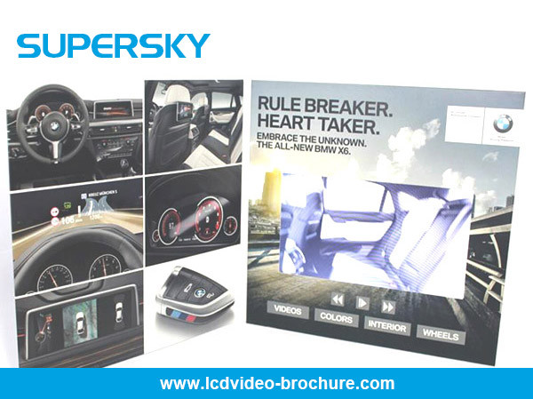 Buy Business Gift LCD Video Brochure , 4.3" - 5'' Video Business Card at wholesale prices