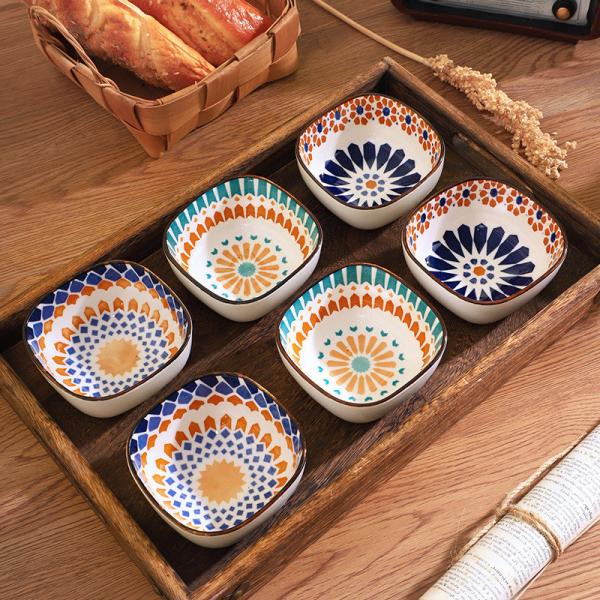 Buy BSCI Ceramic Plates Dinnerware Sets Bowl With Decal Dishes at wholesale prices