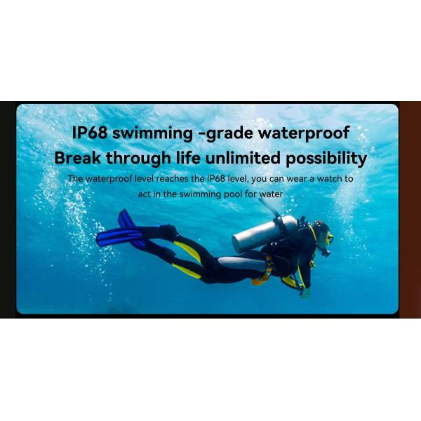 MK66 Men Smart Watch Outdoor Sport Fitness Tracker With BT Call 400mAh Big Battery