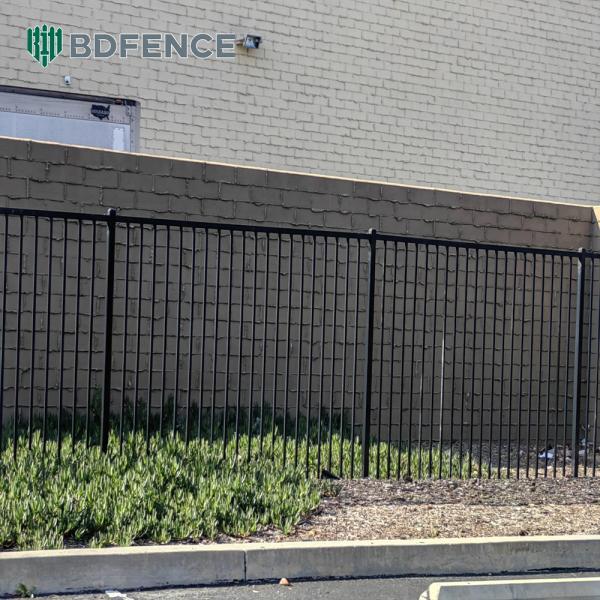 Theft-Deterrent Tubular Steel Fence For Enhanced Safety