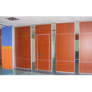 Soundproof Sliding Aluminum Frame Movable Partition Wall For Conference Room