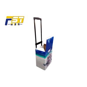 Moistureproof Cardboard Trolley Box , Multipurpose Cardboard Supermarket Trolley