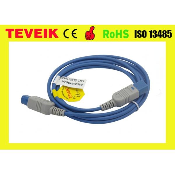 M1941A HP SpO2 Extension Adapter Cable, HP 8pin to HP 8pin Compatible HP Sensor Cable