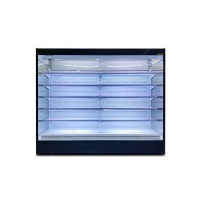 Efficient Copper Tube Aluminum Fin Multideck Open Chiller Automatic Defrost
