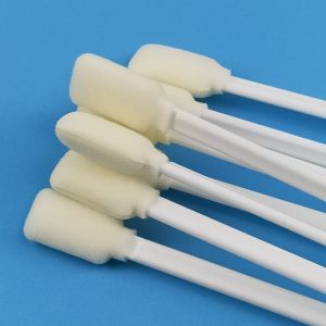 50PCS Rectangle Polypropylene Double Printhead Heads Foam Tip Cleaning Swabs