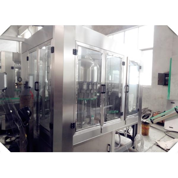 CO2 Carbonated Beverage Filling Machine , Electric Carbonated Drink Canning