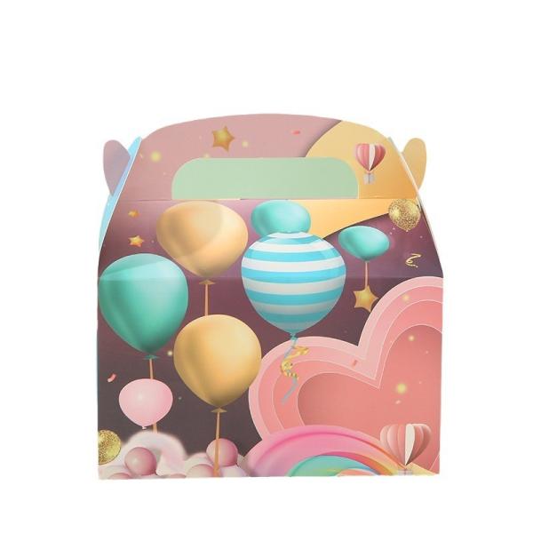 Buy Customized White Card Thickened Baking Gift Box for Birthday Party and Dessert Packaging at wholesale prices