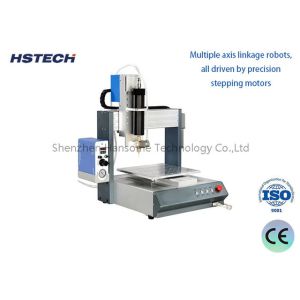 Quality High Efficiency Desktop Type Robotic Soldering Machine With Double Soldering Tip for sale