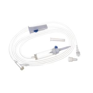 Quality ISO Certificate Admin Disposable Infusion Set 15 drops Sterile Y Injection Tube Customized for sale