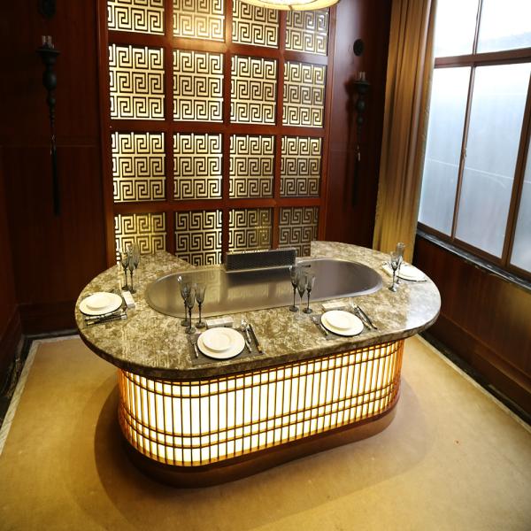 Buy Commercial Teppanyaki Grill Table 2200x860x800mm with 8000W Power at wholesale prices