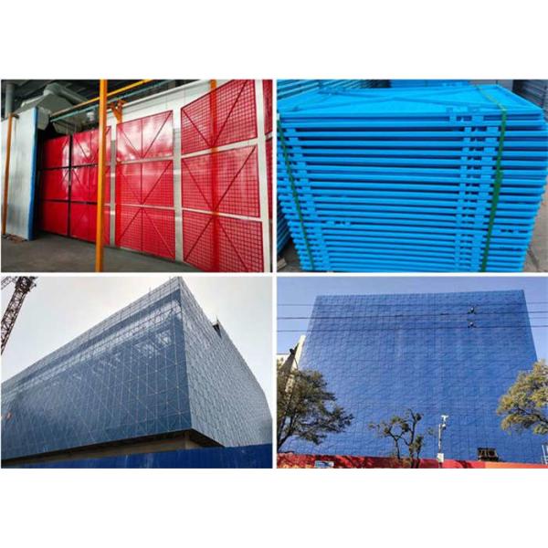 Buy Fire Resistance Perimeter Construction Site Dust Screen 1*1.8m at wholesale prices