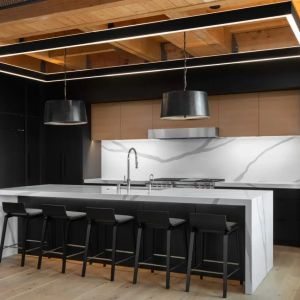 Australian Kitchen Cabinet Wooden Modular Melamine Luxury Wood Modern Kitchen