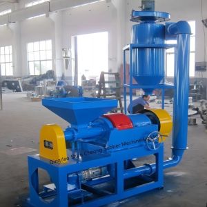 Quality Fine Rubber Powder Pulverizer / Abandoned Tyre And Rubber Grinder Mill for sale