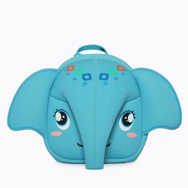 Buy Supercute Elephant Backpack Custom Backpack Neoprene Material Cartoon Design at wholesale prices