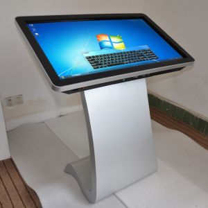 49" inch LED alone stand all-in-one touch PC kiosk interactive information
