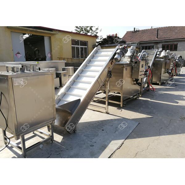 Stainless Steel 304 Potato Chips Making Machine Fruit And Vegetable Chips Semi - Automatic