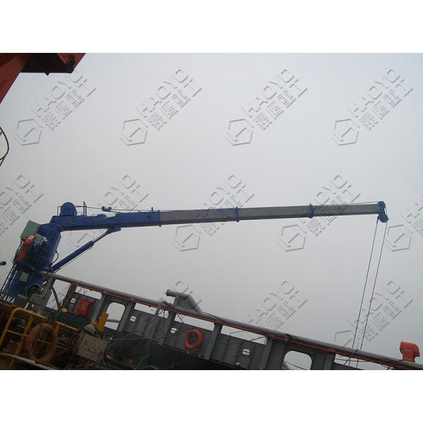 Telescopic Hydraulic Marine Ship Vessel Cranes Marine Ship Deck Crane