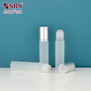 RPA-10ML Round Empty PP Recycled Injection Color Roller Steel Ball Massge Hair