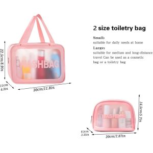 Multifunctional Travel Toiletry Makeup Bag Water Resistant With Handy Handle