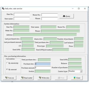 Remote Control Prepaid Meter Management System
