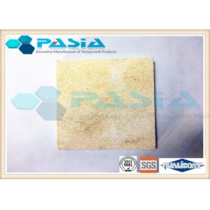 Quality Super Flat Composite Stone Panels Cladding Wall Sheets Water Resistant for sale