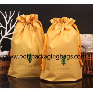 Custom LDPE Rope Tote Bag / Bundle Mouth Gift Packing Bag