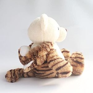 ISO9001 Short Plush Teddy Bear With Detachable Lion Hat