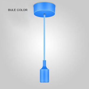 Colorful Silicone Pendant Light Socket