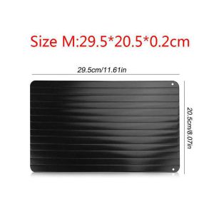 6mm Kitchen Rapid Thaw Plate Aluminium Defrosting Tray