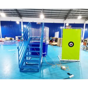 Tarpaulin Inflatable Water Dunk Tank Interactive Dunker Machine