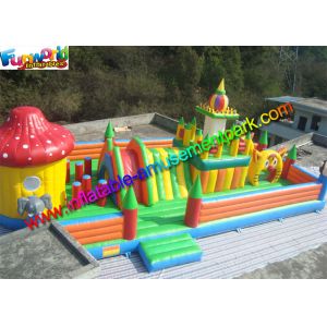 Playground Inflatable Amusement Park Toys , Jump Houses Customized