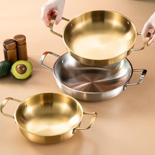 Gloden 304 Stainless Steel Stock Pot Non Stick Surface For Easier Cleaning