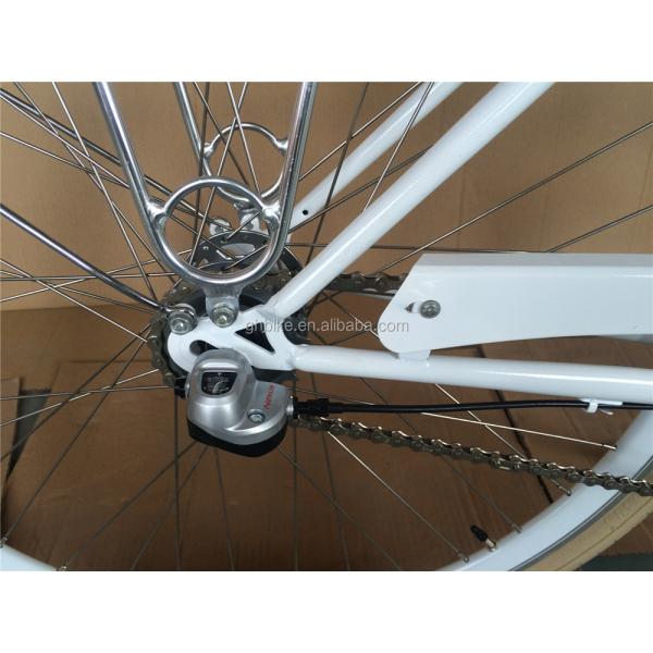 Pure Cycles Multi 3-Speed City Step-Through Women's Comfort Fitness Cruiser Bike Durable