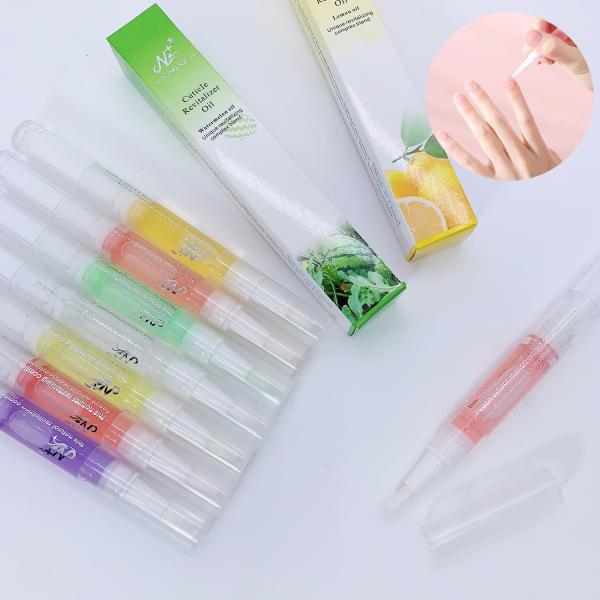 Private Label Fruity Smell Nails Moist Cuticle Revitalizer Oil 15 Styles Soften Brush Nail Care Private Label Cuticle Oil Pen