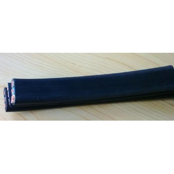 Buy Flat Rubber Crane Cable with Steel Wire Supporting at wholesale prices