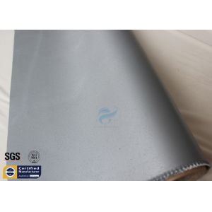China Fiberglass Fire Blanket Grey 900GSM 39 Silicone Coated Fiber Glass Fabric on sale