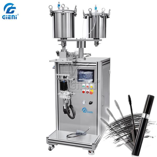 Buy Two Nozzle Mascara Lip Gloss Filling Machine With 20L Tank at wholesale prices