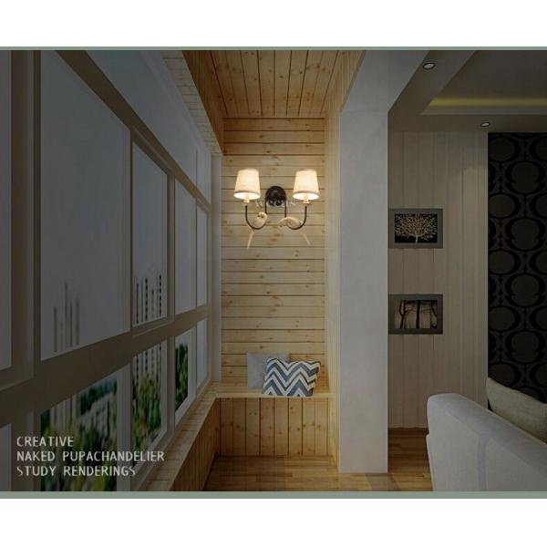 Retro loft wall lamp double heads bird light study office stair aisle living room bedroom Birds wall light9WH-VR-45)