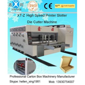 Quality Water Ink Printing Slotting Flexo Printer Slotter Machine With Stacker for sale