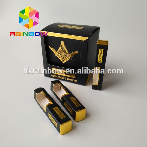 Long Lifespan Paper Box Packaging 0.5ml - 30ml CBD Oil Dropper Bottle Packing