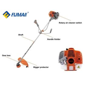 Quality Gasoline 43cc Brush Cutter Weed Tirmmer For Grass Cutting for sale
