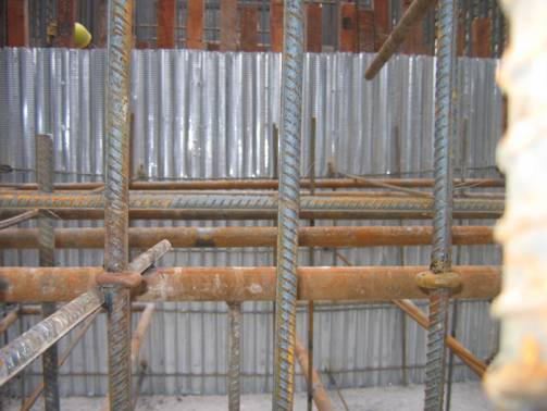 Galvanized High Ribbed Formwork 21mm Rib Height U Patterns For Construction