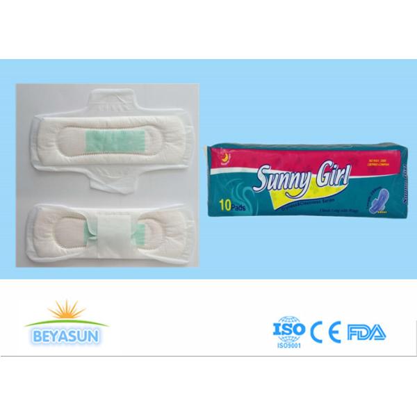 Buy Hypoallergenic Maternity Sanitary Pads With Wings For Night Use , CE ISO Listed at wholesale prices