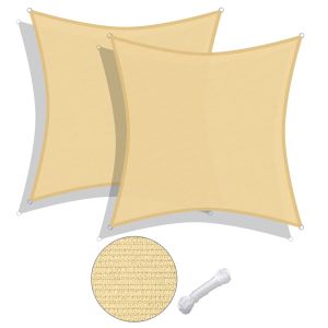 Breathable Rectangular HDPE Balcony Sun Shade Net 50-95% Uv Protection